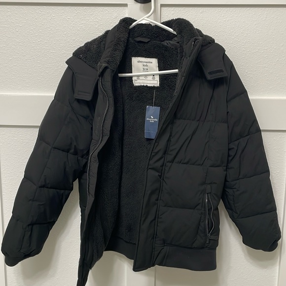 Abercrombie kids Heavy Winter Coat Sz 13/14 New With Tags NWT - Picture 1 of 4